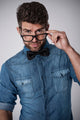 Blue Full Rim Square