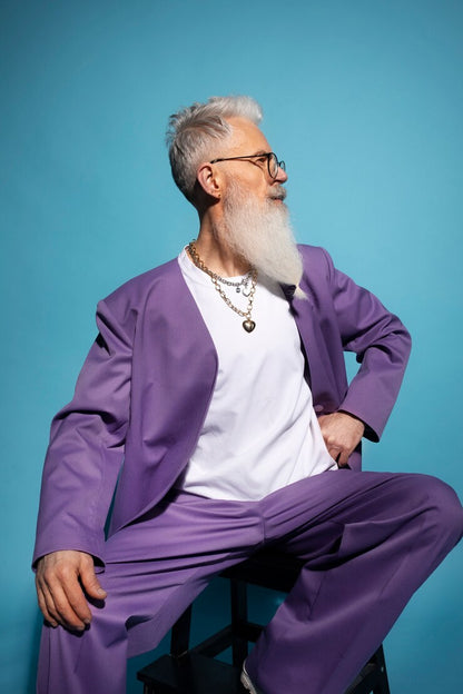 Grey Transparent Full Rim Square