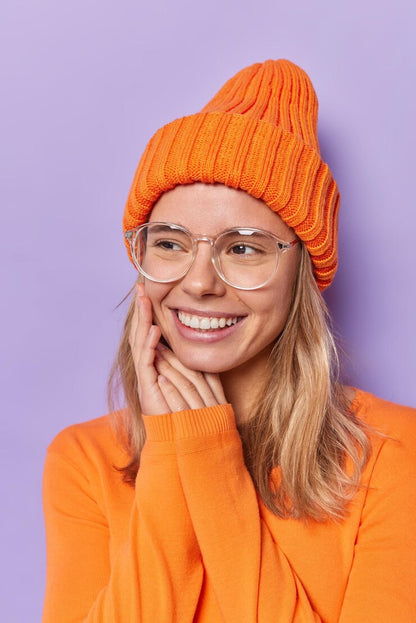 Blue Full Rim Square eyeglasses